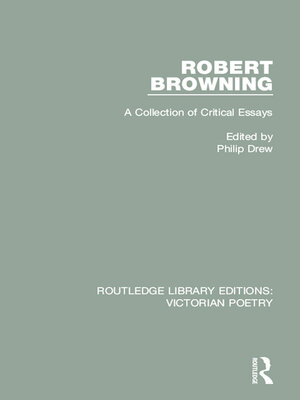 cover image of Robert Browning